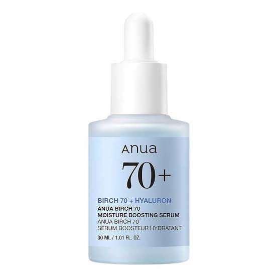 Anua
70+
BIRCH 70 + HYALURON
ANUA BIRCH 70
MOISTURE BOOSTING SERUM
ANUA BIRCH 70
SÉRUM BOOSTEUR HYDRATANT